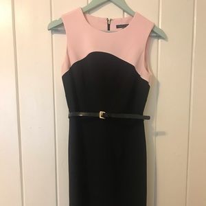 Tommy Hilfiger EUC pink and black dress
